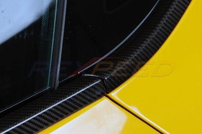 Rexpeed 2020+ Supar GR Dry Carbon Door / Window Moulding Cover | 6pcs | TS109 - JDMuscleExterior GarnishesTS109