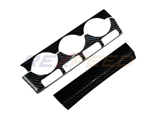Rexpeed 2022+ GR86 / BRZ Dry Carbon Center Console AC Panel Cover – Gloss | FR143 - JDMuscleTrim KitsFR143