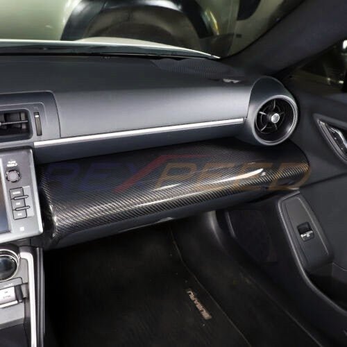 Rexpeed 2022+ GR86 / BRZ Dry Carbon Passenger Dash Panel Cover - LHD Only | FR153 - JDMuscleTrim KitsREXFR153