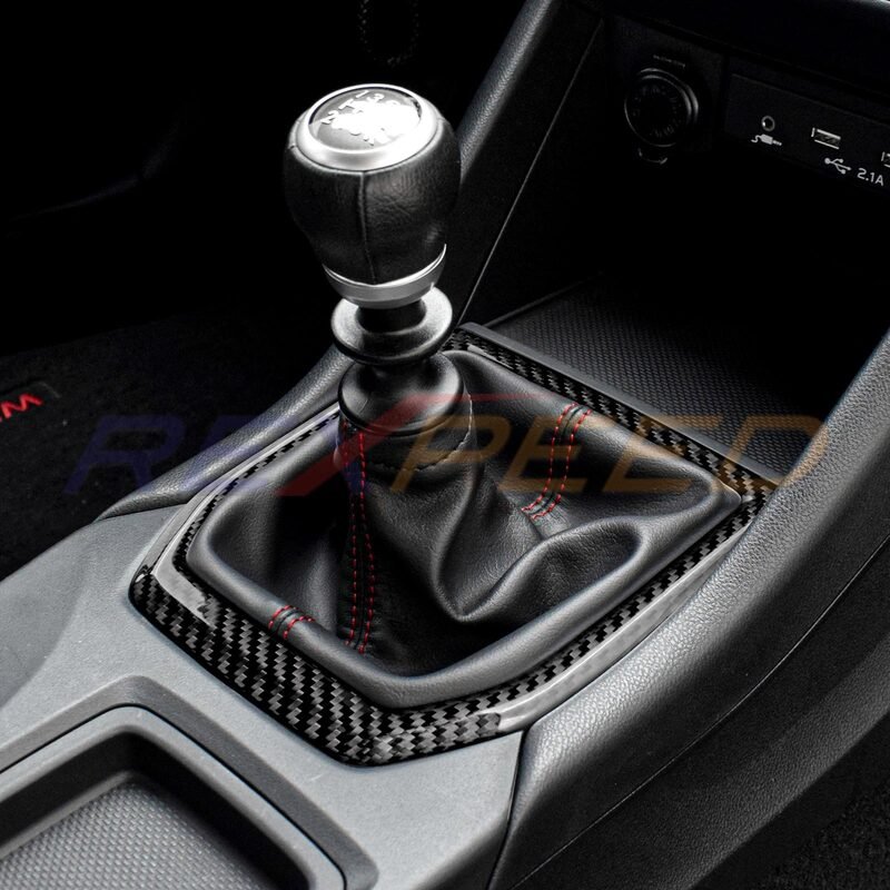 Rexpeed 2022+ WRX VB MT Dry Carbon Shift Trim Cover - JDMuscleTrim KitsBlack
