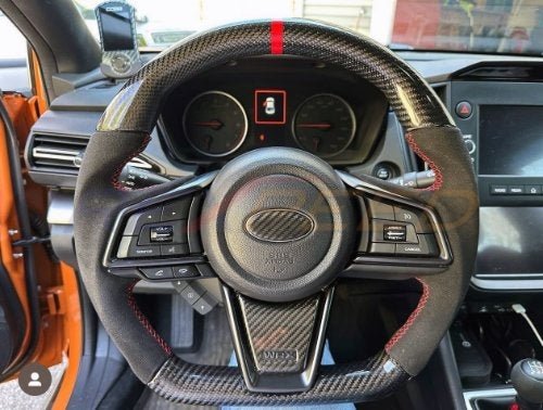 Rexpeed 22 - 25 WRX VB Dry CF Steering Wheel Cover | G85 - JDMuscleTrim KitsG85