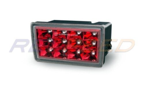 Rexpeed [22 - 25 WRX/15 - 21 STI] Rear Fog Light - Clear Lens + Red Base | G77R - JDMuscleFog LightsG77R