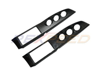 Rexpeed FRS / BRZ Carbon Fiber Dash Trim Panel - Triple Gauges Version - Replacement Matte | FR174M - JDMuscleTrim KitsrexFR174M