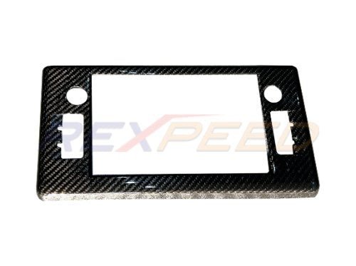 Rexpeed GR86 / BRZ 2022+ Dry Carbon Stereo Overlay Interior Trim Gloss | FR142 - JDMuscleTrim KitsFR142