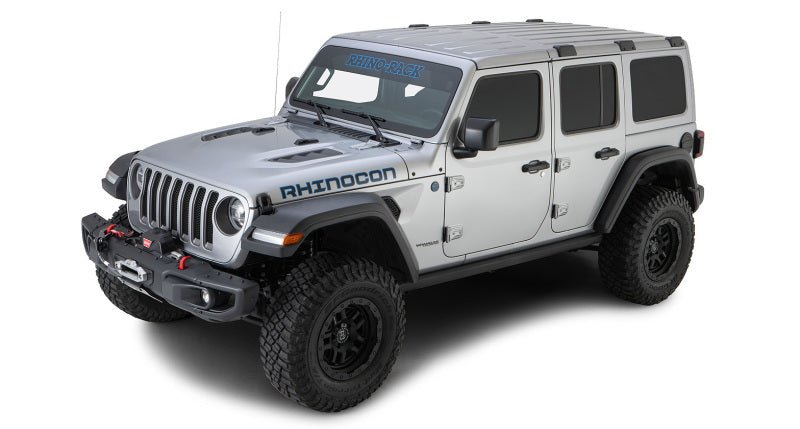 Rhino - Rack 07 - 11 Honda CR - V 4 Door SUV Heavy Duty RCH 2 Bar Roof Rack - Silver - JDMuscleNon - CategorizedrhrJA9452
