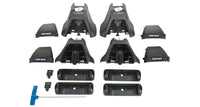 Rhino - Rack 09 - 14 Honda Insight 4 Door Sedan Heavy Duty 2500 2 Bar Roof Rack - Silver - JDMuscleNon - CategorizedrhrJA3910