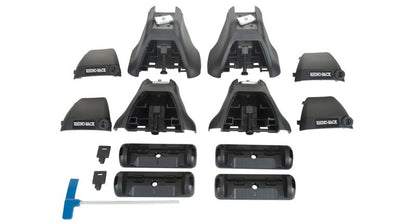 Rhino - Rack 17 - 21 Honda Ridgeline 4 Door Pick Up Heavy Duty 2500 2 Bar Roof Rack - Silver - JDMuscleNon - CategorizedrhrJA8928