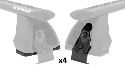Rhino - Rack 17 - 21 Honda Ridgeline 4 Door Pick Up Heavy Duty 2500 2 Bar Roof Rack - Silver - JDMuscleNon - CategorizedrhrJA8928