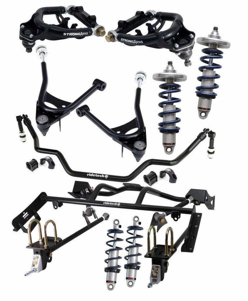 Ridetech 67 - 70 Ford Mustang HQ CoilOver Suspension System - JDMuscleShop the look 2rid12100202
