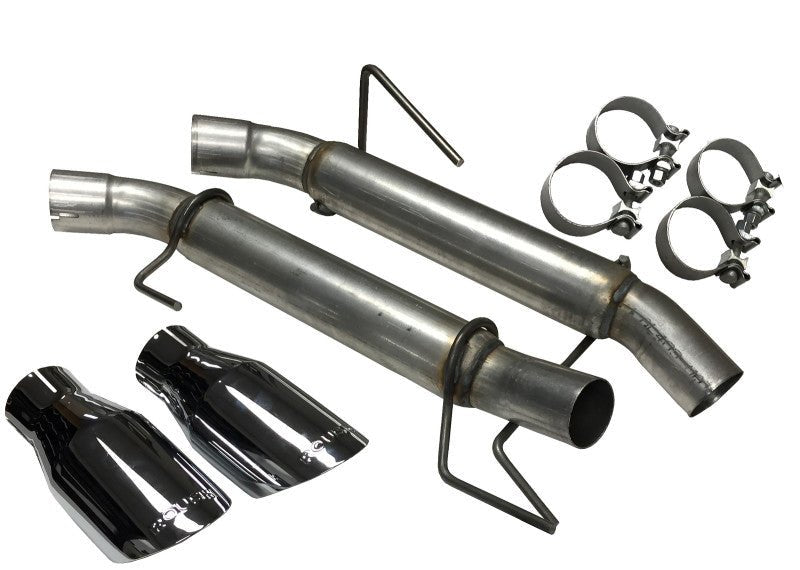 Roush 2005 - 2010 Ford Mustang V8 Extreme Axle - Back Exhaust Kit with Chrome Tips | rsh421915 - JDMuscleSPK318608