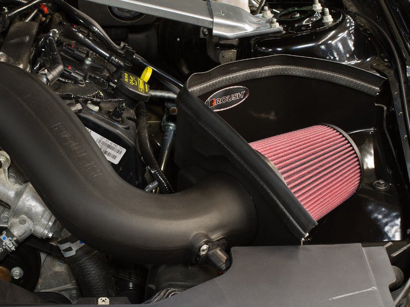 Roush 2011 - 2014 Ford Mustang 3.7L V6 Cold Air Intake Kit – Improved Performance and Efficiency | rsh421240 - JDMuscleSPK318526