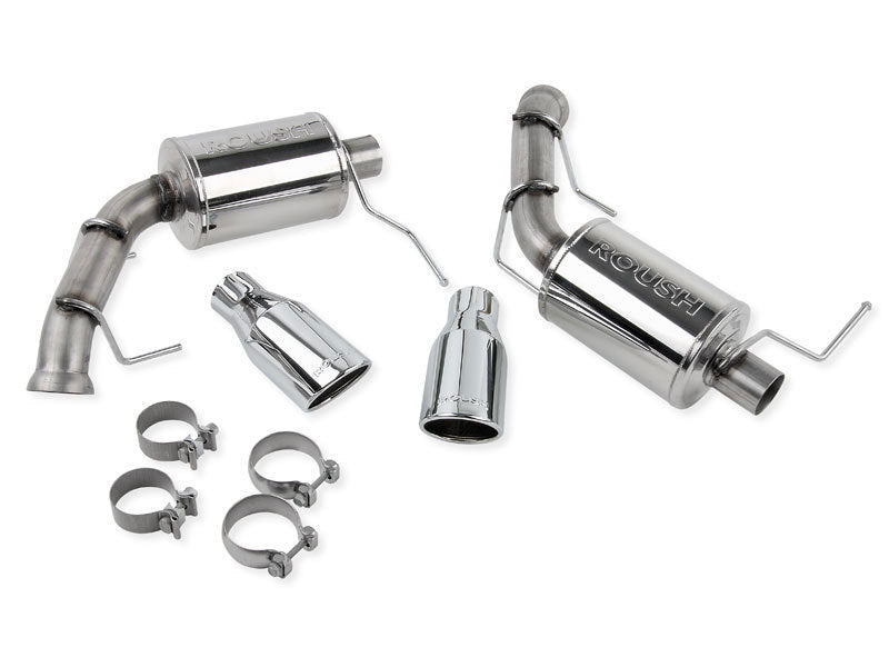 Roush 2011 - 2014 Ford Mustang V8 Axle - Back Exhaust with Round Tips | rsh421127 - JDMuscleSPK318510