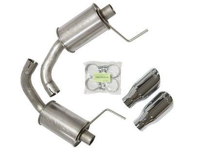 Roush 2015 - 2017 Ford Mustang 5.0L V8 Exhaust Kit with Round Tips (304 Stainless Steel) | rsh421834 - JDMuscleSPK318574
