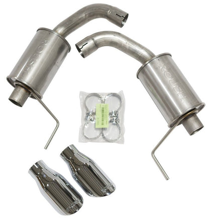 Roush 2015 - 2017 Ford Mustang 5.0L V8 Exhaust Kit with Round Tips (304 Stainless Steel) | rsh421834 - JDMuscleSPK318574