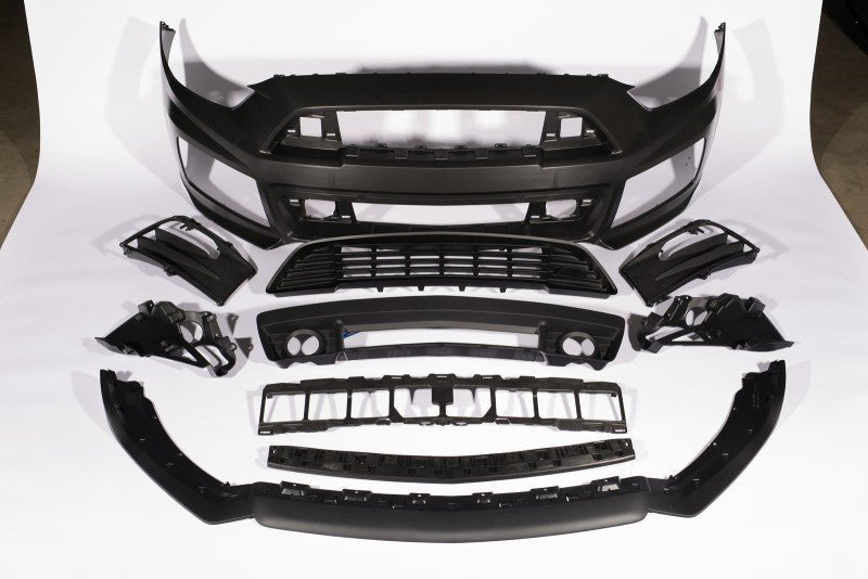 Roush 2015 - 2017 Ford Mustang Complete Front Fascia Kit with High - Flow Grille and Aero Pockets | rsh421843 - JDMuscleSPK318578