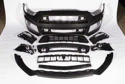 Roush 2015 - 2017 Ford Mustang Complete Front Fascia Kit with High - Flow Grille and Aero Pockets | rsh421843 - JDMuscleSPK318578