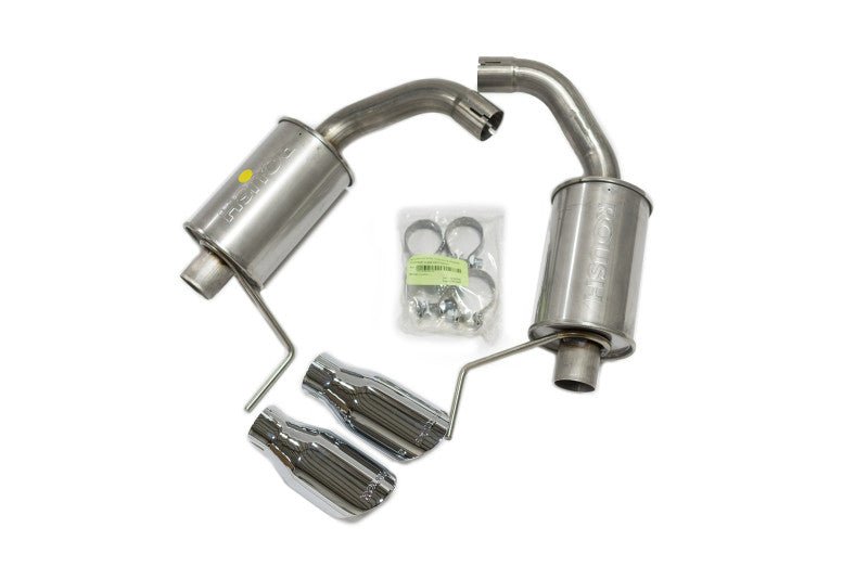 Roush 2015 - 2024 Ford Mustang Axle - Back Exhaust Kit with Round Tips - Aggressive Sound and Performance Enhancement | rsh421837 - JDMuscleSPK318575