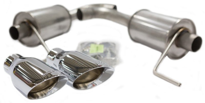 Roush 2015 - 2024 Ford Mustang Axle - Back Exhaust Kit with Round Tips - Aggressive Sound and Performance Enhancement | rsh421837 - JDMuscleSPK318575