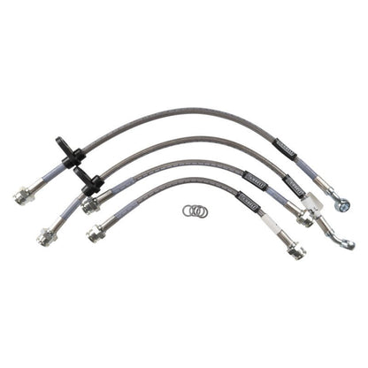 Russell Performance [96-00 Honda Civic] Street Legal Brake Hose Kit - Stainless Steel Braided - JDMuscleBrake Linesrus684610