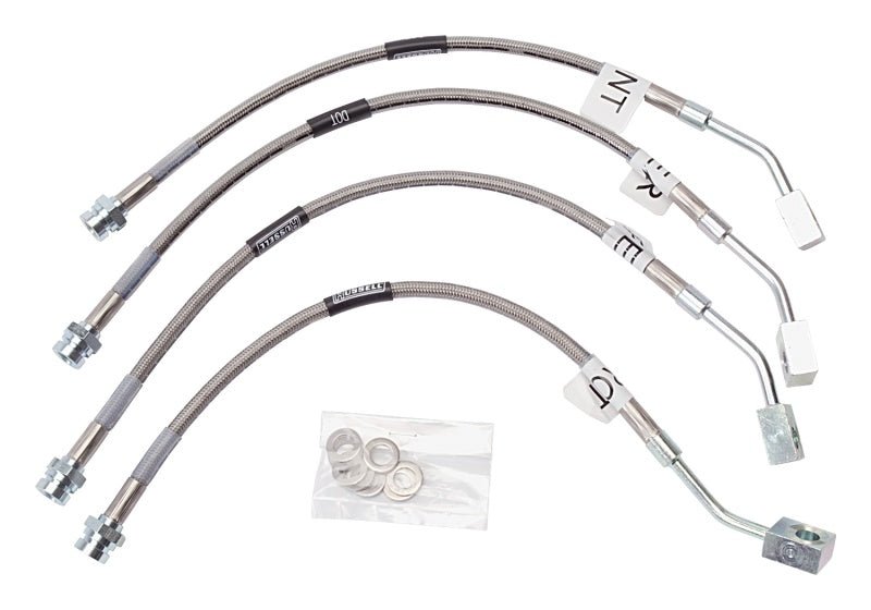 Russell Performance 97 - 04 Chevrolet Corvette C5 Brake Line Kit - Street Legal, Stainless Steel Braided Hoses | rus692190 - JDMuscleSPK303771