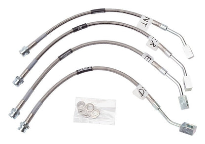 Russell Performance 97 - 04 Chevrolet Corvette C5 Brake Line Kit - Street Legal, Stainless Steel Braided Hoses | rus692190 - JDMuscleSPK303771