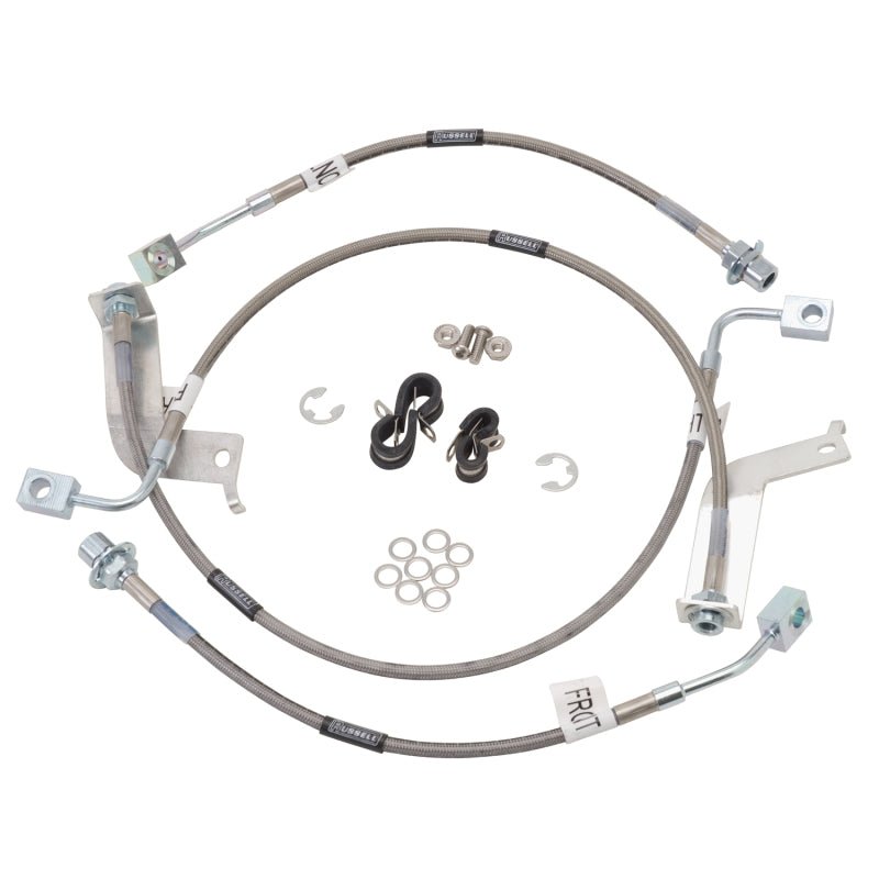 Russell Performance 99 - 04 Ford Mustang Cobra Brake Line Kit with IRS - DOT Compliant, Stainless Steel Braided Hoses | rus693270 - JDMuscleSPK303806