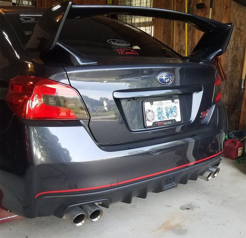 StickerFab [15-21 WRX/STI] S207 JDM Style Rear Bumper Pinstripe