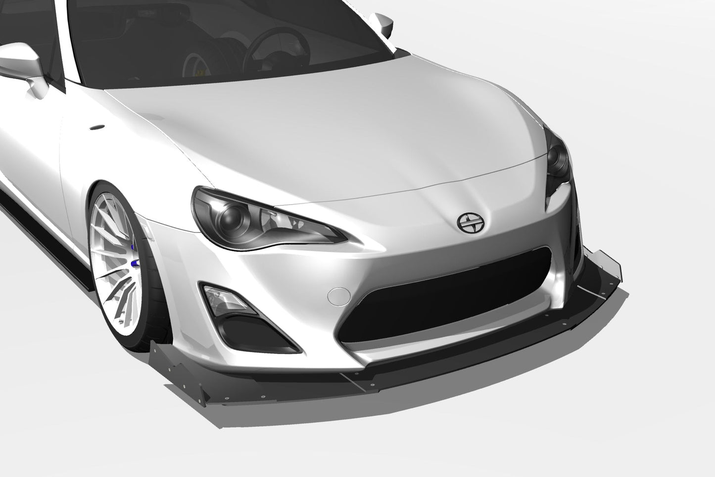 Epsilon+ [12-16 Scion FRS & GT86 ZN6/ZC6] Front Splitter