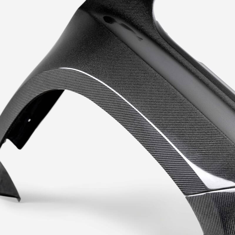 Seibon 2022 Nissan Frontier MB - Style Carbon Fiber Front Fenders Pair – 2 - inch Rise, 4 - inch Wider - JDMuscleSPK581379