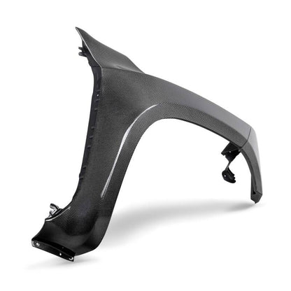 Seibon 2022 Nissan Frontier MB - Style Carbon Fiber Front Fenders Pair – 2 - inch Rise, 4 - inch Wider - JDMuscleSPK581379