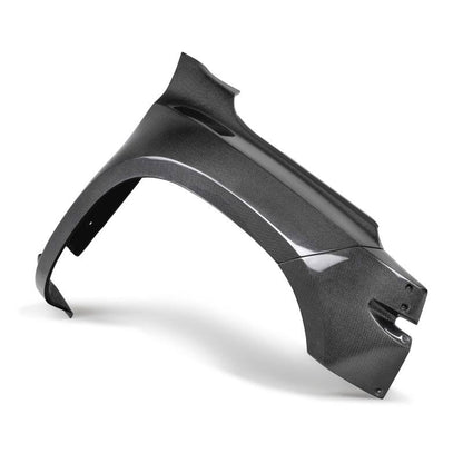 Seibon 2022 Nissan Frontier MB - Style Carbon Fiber Front Fenders Pair – 2 - inch Rise, 4 - inch Wider - JDMuscleSPK581379
