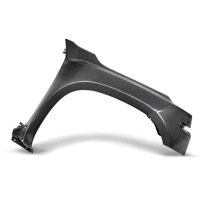 Seibon 2022 Nissan Frontier MB - Style Carbon Fiber Front Fenders Pair – 2 - inch Rise, 4 - inch Wider - JDMuscleSPK581379