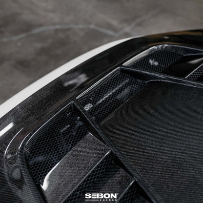 Seibon 2023 Honda Civic Type R TV - Styler Double Side Carbon Fiber Hood | HD23HDCVR - TV - DS - JDMuscleHoodsseiHD23HDCVR-TV-DS