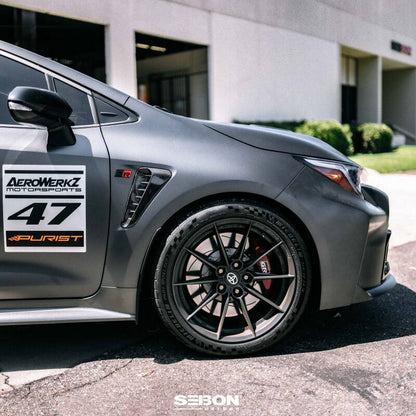 Seibon 2023 Toyota GR Corolla Carbon Fiber Fender Vents - JDMuscleSPKseiFD23TYGRCOR