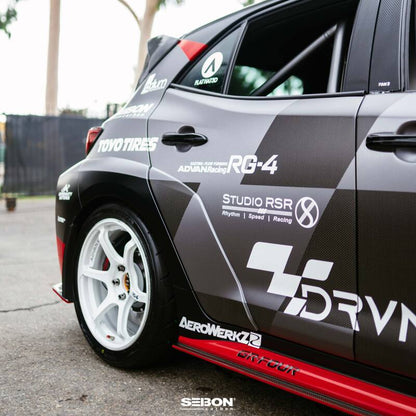 Seibon 2023+ Toyota GR Corolla Carbon Fiber Rear Doors - JDMuscleSPKseiDD23TYGRCOR-R