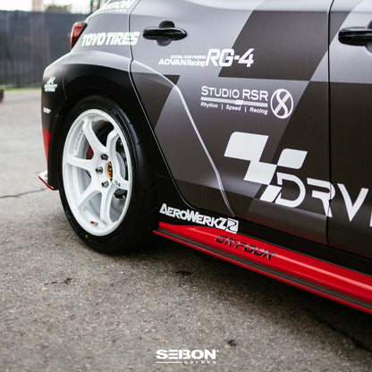 Seibon 2023+ Toyota GR Corolla MB - Style Carbon Fiber Side Skirts | SS23TYGRCOR - MB - JDMuscleSide SkirtsseiSS23TYGRCOR-MB