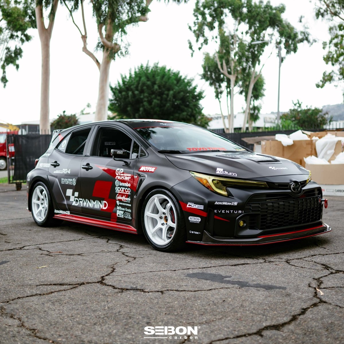 Seibon 2023 Toyota GR Corolla OE - Style Dry Carbon Fenders | FF23TYGRCOR - OE - JDMuscleFendersseiFF23TYGRCOR-OE