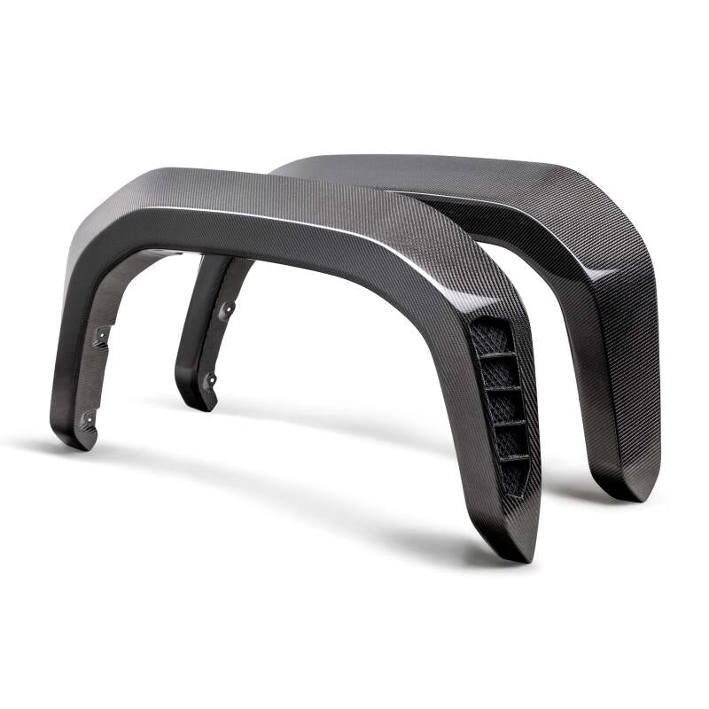 Seibon 2024 Toyota Tacoma TRD PRO Rear Carbon Fiber Fender Flares - Lightweight and Durable Upgrade - JDMuscleSPK829009