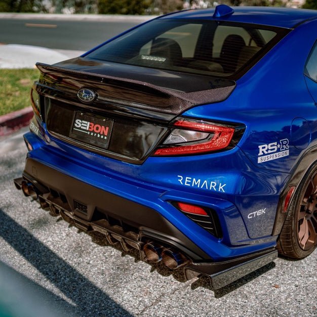 Seibon [22 - 26 WRX] C - Style Carbon Fiber Trunk Lid | TL22SBIMP - C - JDMuscleTrunksseiTL22SBIMP-C
