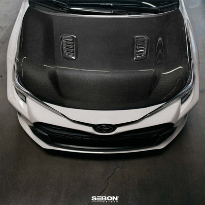 Seibon [23+ GR Corolla] OE - Style Double - Sided Carbon Fiber Hood | HD23TYGRCOR - OE - DS - JDMuscleHoodsseiHD23TYGRCOR-OE-DS