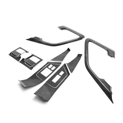 Seibon Carbon Fiber Door Trim Set for Nissan GTR 2009 - 2014 | Part Number seiCFI0910NSGTR - C - JDMuscleSPK4387269