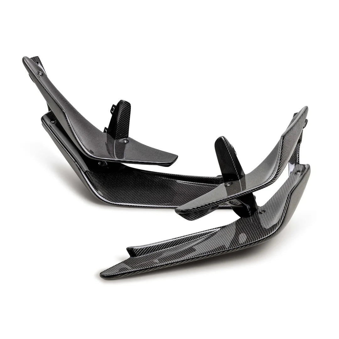 Seibon Carbon Front Bumper Canards for [23 - 24 Honda Civic Type - R]– Enhance Aerodynamics and Style - JDMuscleFront Bumper872154