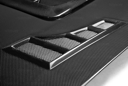 Seibon CW - Style Carbon Fiber Hood for 2006 - 2007 Subaru Impreza WRX/STi - JDMuscleSPK905