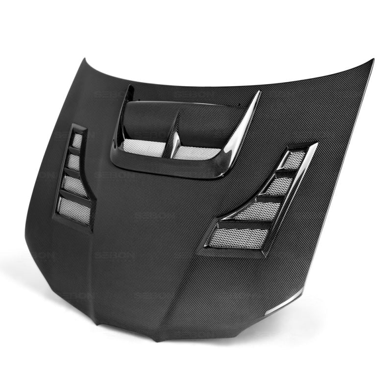 Seibon CW - Style Carbon Fiber Hood for 2006 - 2007 Subaru Impreza WRX/STi - JDMuscleSPK905