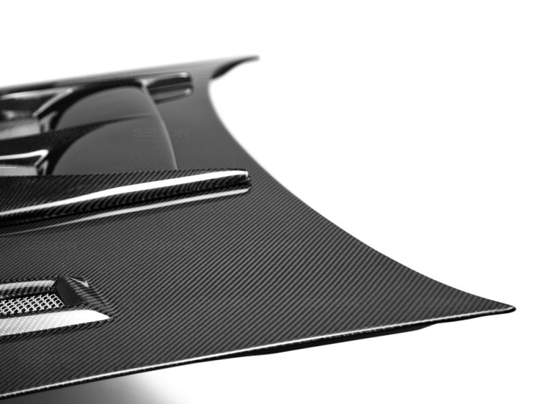 Seibon CW - Style Carbon Fiber Hood for 2006 - 2007 Subaru Impreza WRX/STi - JDMuscleSPK905