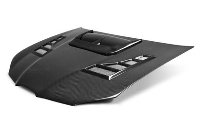 Seibon CW - Style Carbon Fiber Hood for 2006 - 2007 Subaru Impreza WRX/STi - JDMuscleSPK905