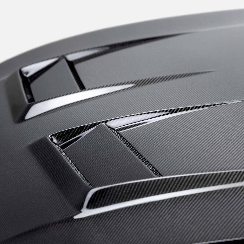Seibon DV - Style Carbon Fiber Hood for 2022 - 2023 Volkswagen Golf GTI and R - JDMuscleSPK582221