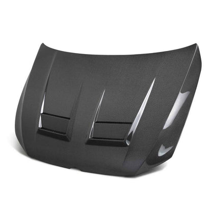 Seibon DV - Style Carbon Fiber Hood for 2022 - 2023 Volkswagen Golf GTI and R - JDMuscleSPK582221