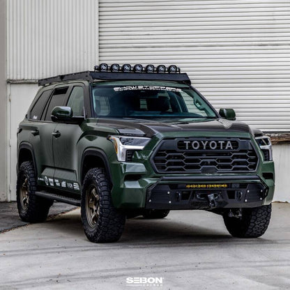 Seibon OE Style Carbon Fiber Hood for Toyota Tundra 2022 - 2023 - Part Number seiHD23TYTU - OE - JDMuscleSPK814162