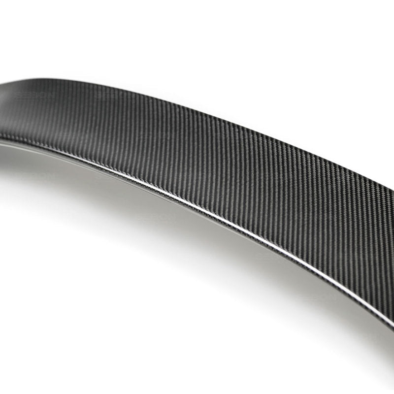 Seibon OE - Style Carbon Fiber Rear Center Spoiler for 2017 - 2020 Honda Civic Type R - JDMuscleSPK142876